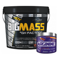 Big Joy Big Mass Gainer GH Factors 5000 Gr + Arginine Powder 120 Gr